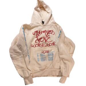 Red Hot Chili Peppers Unlimited Love World Tour 2023 Hoodie Cream M Tour